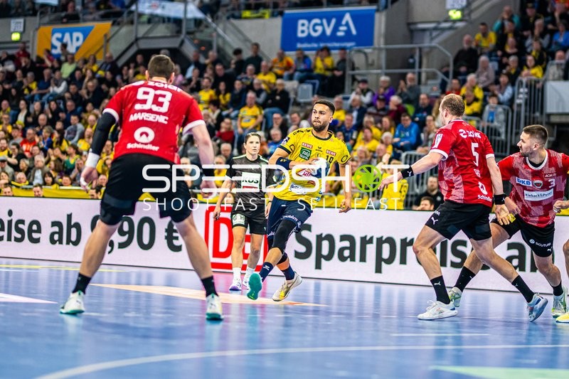 Handball I Herren I Saison 2023-2024 I Liqui Moly Handballbundesliga I 24. Spieltag I Rhein-Neckar Löwen - Füchse Berlin I 21.03.2024
