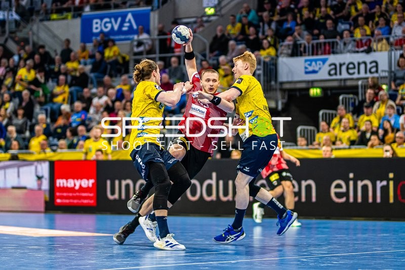 Handball I Herren I Saison 2023-2024 I Liqui Moly Handballbundesliga I 24. Spieltag I Rhein-Neckar Löwen - Füchse Berlin I 21.03.2024