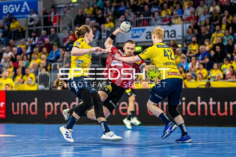 Handball I Herren I Saison 2023-2024 I Liqui Moly Handballbundesliga I 24. Spieltag I Rhein-Neckar Löwen - Füchse Berlin I 21.03.2024