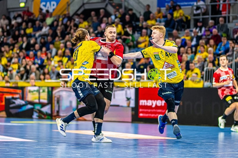 Handball I Herren I Saison 2023-2024 I Liqui Moly Handballbundesliga I 24. Spieltag I Rhein-Neckar Löwen - Füchse Berlin I 21.03.2024
