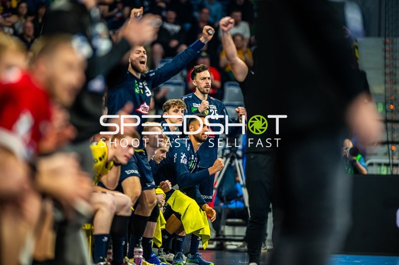 Handball I Herren I Saison 2023-2024 I Liqui Moly Handballbundesliga I 24. Spieltag I Rhein-Neckar Löwen - Füchse Berlin I 21.03.2024