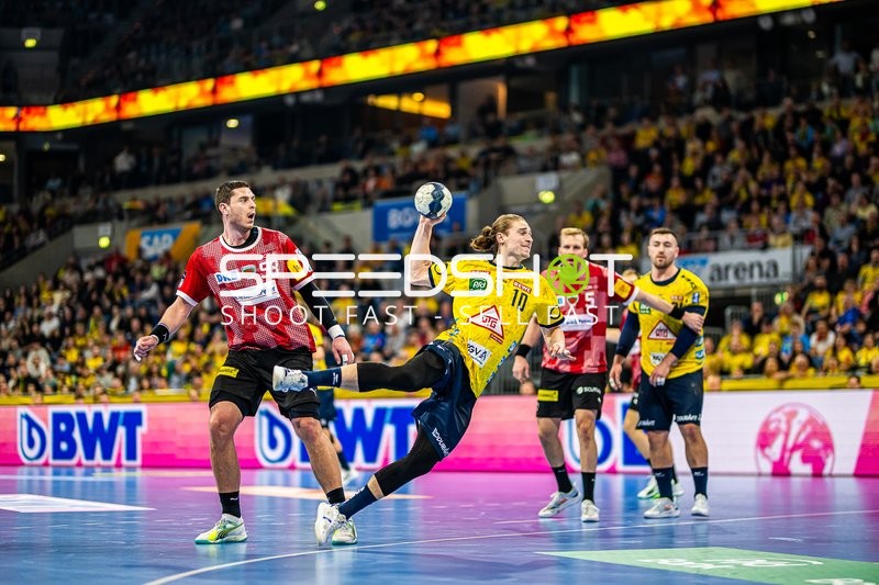 Handball I Herren I Saison 2023-2024 I Liqui Moly Handballbundesliga I 24. Spieltag I Rhein-Neckar Löwen - Füchse Berlin I 21.03.2024