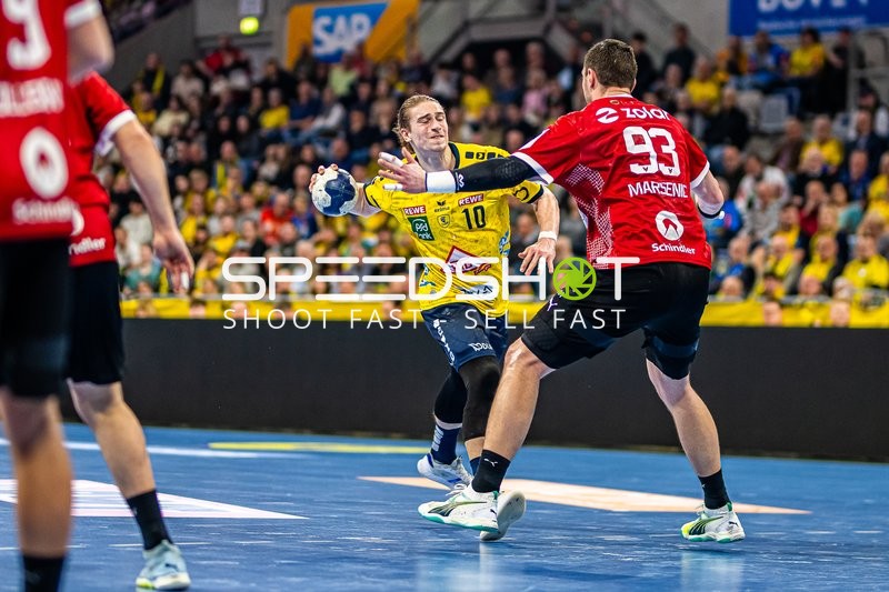 Handball I Herren I Saison 2023-2024 I Liqui Moly Handballbundesliga I 24. Spieltag I Rhein-Neckar Löwen - Füchse Berlin I 21.03.2024