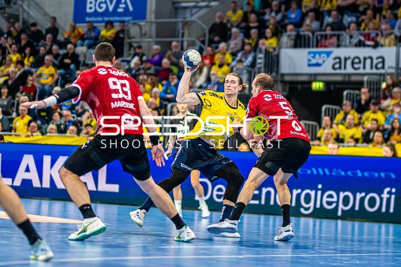 Handball I Herren I Saison 2023-2024 I Liqui Moly Handballbundesliga I 24. Spieltag I Rhein-Neckar Löwen - Füchse Berlin I 21.03.2024