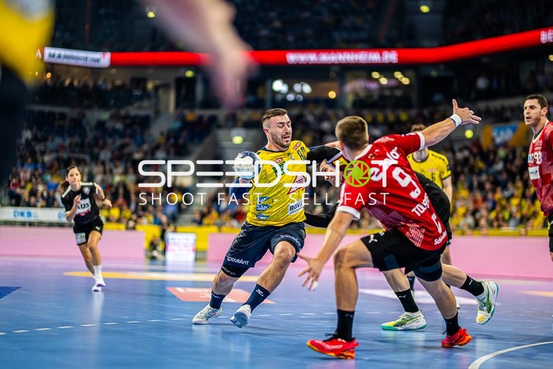 Handball I Herren I Saison 2023-2024 I Liqui Moly Handballbundesliga I 24. Spieltag I Rhein-Neckar Löwen - Füchse Berlin I 21.03.2024