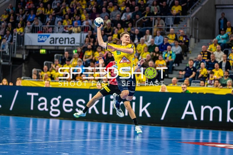 Handball I Herren I Saison 2023-2024 I Liqui Moly Handballbundesliga I 24. Spieltag I Rhein-Neckar Löwen - Füchse Berlin I 21.03.2024