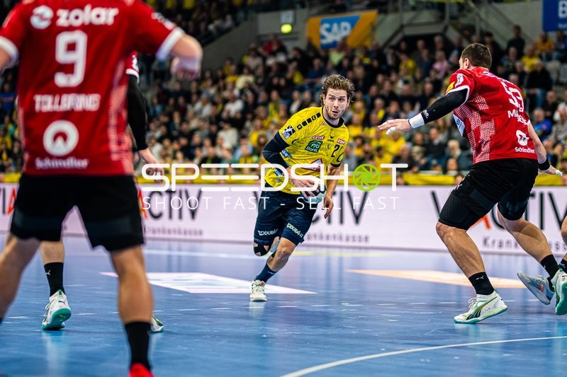 Handball I Herren I Saison 2023-2024 I Liqui Moly Handballbundesliga I 24. Spieltag I Rhein-Neckar Löwen - Füchse Berlin I 21.03.2024