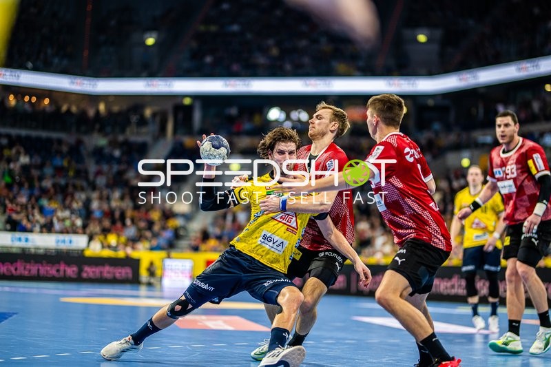 Handball I Herren I Saison 2023-2024 I Liqui Moly Handballbundesliga I 24. Spieltag I Rhein-Neckar Löwen - Füchse Berlin I 21.03.2024