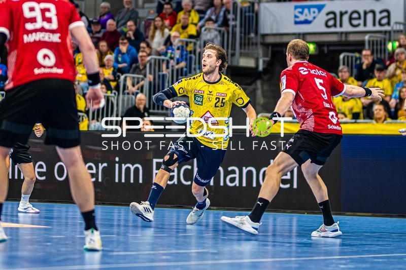 Handball I Herren I Saison 2023-2024 I Liqui Moly Handballbundesliga I 24. Spieltag I Rhein-Neckar Löwen - Füchse Berlin I 21.03.2024