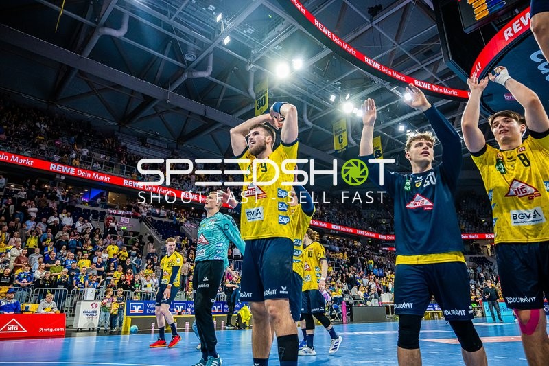 Handball I Herren I Saison 2023-2024 I Liqui Moly Handballbundesliga I 25. Spieltag I Rhein-Neckar Löwen - Frisch AUF! Göppingen I 31.03.2024