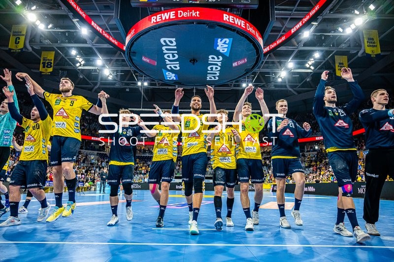 Handball I Herren I Saison 2023-2024 I Liqui Moly Handballbundesliga I 25. Spieltag I Rhein-Neckar Löwen - Frisch AUF! Göppingen I 31.03.2024