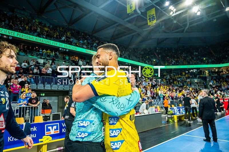 Handball I Herren I Saison 2023-2024 I Liqui Moly Handballbundesliga I 25. Spieltag I Rhein-Neckar Löwen - Frisch AUF! Göppingen I 31.03.2024