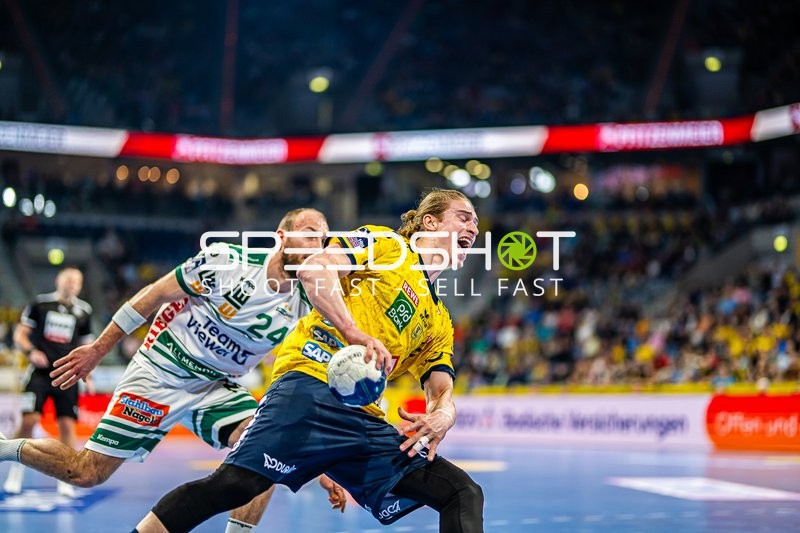 Handball I Herren I Saison 2023-2024 I Liqui Moly Handballbundesliga I 25. Spieltag I Rhein-Neckar Löwen - Frisch AUF! Göppingen I 31.03.2024