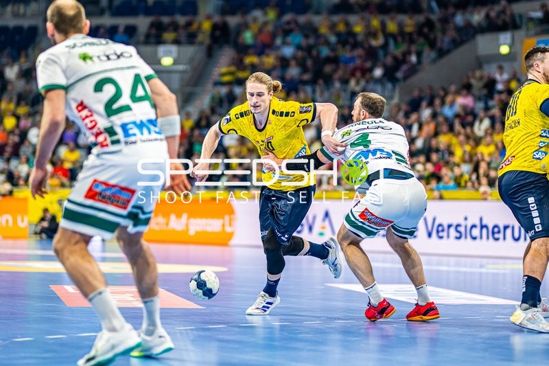 Handball I Herren I Saison 2023-2024 I Liqui Moly Handballbundesliga I 25. Spieltag I Rhein-Neckar Löwen - Frisch AUF! Göppingen I 31.03.2024