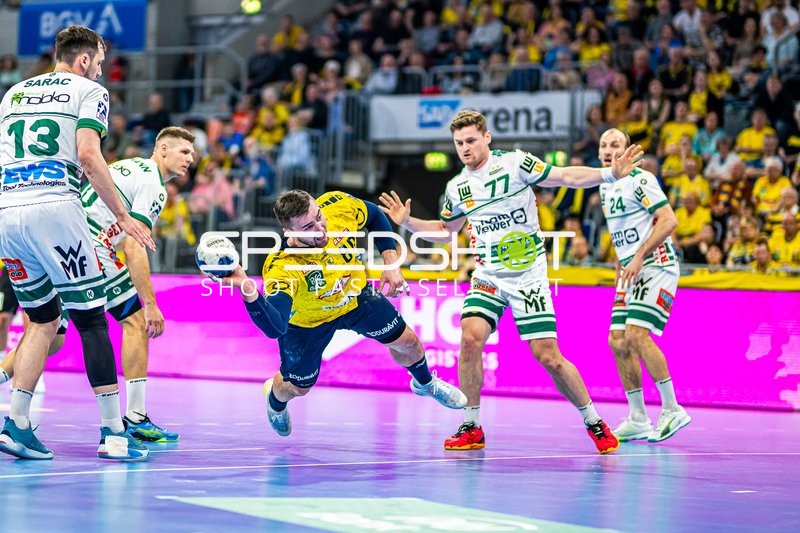 Handball I Herren I Saison 2023-2024 I Liqui Moly Handballbundesliga I 25. Spieltag I Rhein-Neckar Löwen - Frisch AUF! Göppingen I 31.03.2024