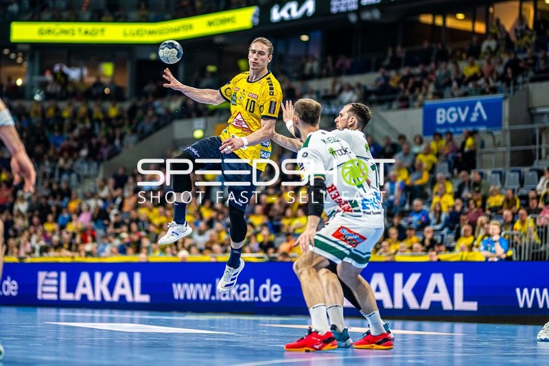Handball I Herren I Saison 2023-2024 I Liqui Moly Handballbundesliga I 25. Spieltag I Rhein-Neckar Löwen - Frisch AUF! Göppingen I 31.03.2024