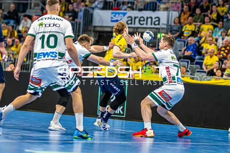 Handball I Herren I Saison 2023-2024 I Liqui Moly Handballbundesliga I 25. Spieltag I Rhein-Neckar Löwen - Frisch AUF! Göppingen I 31.03.2024