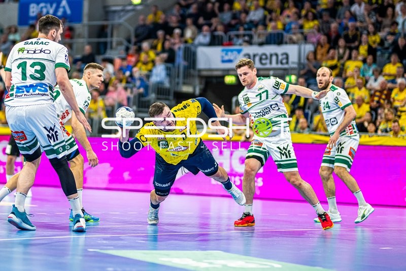 Handball I Herren I Saison 2023-2024 I Liqui Moly Handballbundesliga I 25. Spieltag I Rhein-Neckar Löwen - Frisch AUF! Göppingen I 31.03.2024