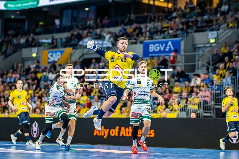Handball I Herren I Saison 2023-2024 I Liqui Moly Handballbundesliga I 25. Spieltag I Rhein-Neckar Löwen - Frisch AUF! Göppingen I 31.03.2024