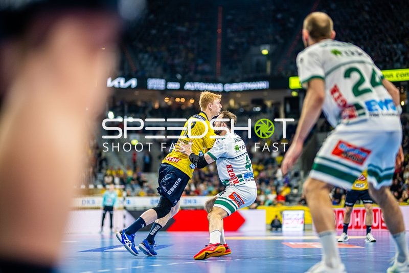 Handball I Herren I Saison 2023-2024 I Liqui Moly Handballbundesliga I 25. Spieltag I Rhein-Neckar Löwen - Frisch AUF! Göppingen I 31.03.2024