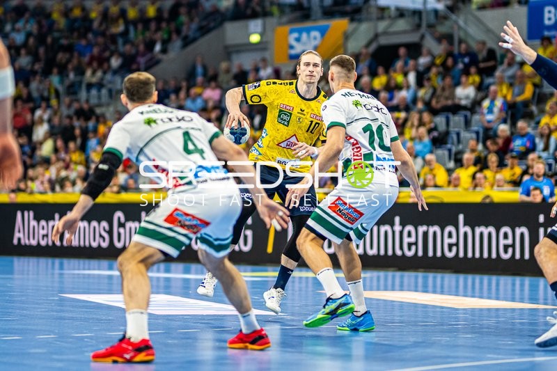 Handball I Herren I Saison 2023-2024 I Liqui Moly Handballbundesliga I 25. Spieltag I Rhein-Neckar Löwen - Frisch AUF! Göppingen I 31.03.2024