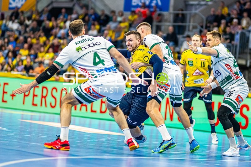 Handball I Herren I Saison 2023-2024 I Liqui Moly Handballbundesliga I 25. Spieltag I Rhein-Neckar Löwen - Frisch AUF! Göppingen I 31.03.2024