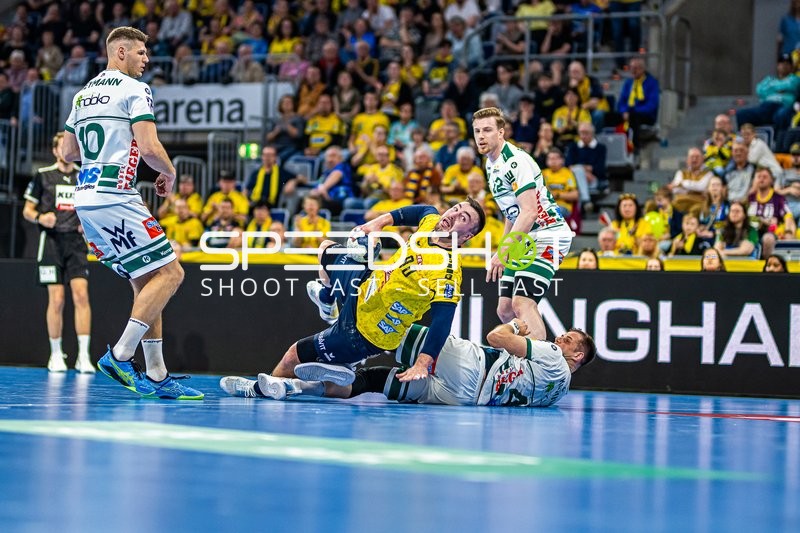 Handball I Herren I Saison 2023-2024 I Liqui Moly Handballbundesliga I 25. Spieltag I Rhein-Neckar Löwen - Frisch AUF! Göppingen I 31.03.2024