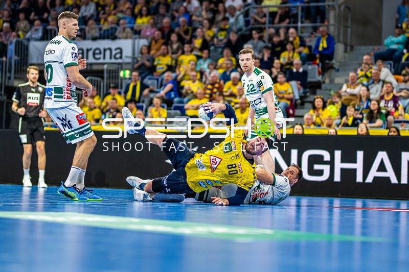 Handball I Herren I Saison 2023-2024 I Liqui Moly Handballbundesliga I 25. Spieltag I Rhein-Neckar Löwen - Frisch AUF! Göppingen I 31.03.2024