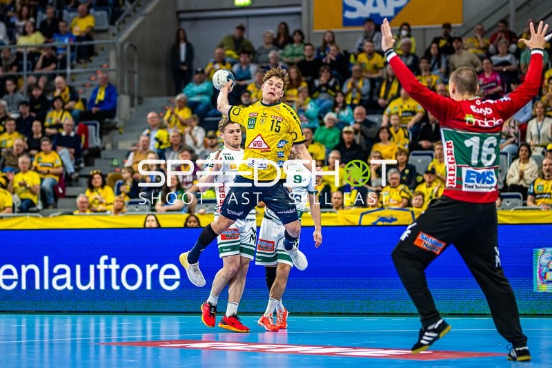 Handball I Herren I Saison 2023-2024 I Liqui Moly Handballbundesliga I 25. Spieltag I Rhein-Neckar Löwen - Frisch AUF! Göppingen I 31.03.2024