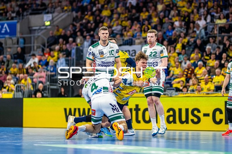 Handball I Herren I Saison 2023-2024 I Liqui Moly Handballbundesliga I 25. Spieltag I Rhein-Neckar Löwen - Frisch AUF! Göppingen I 31.03.2024