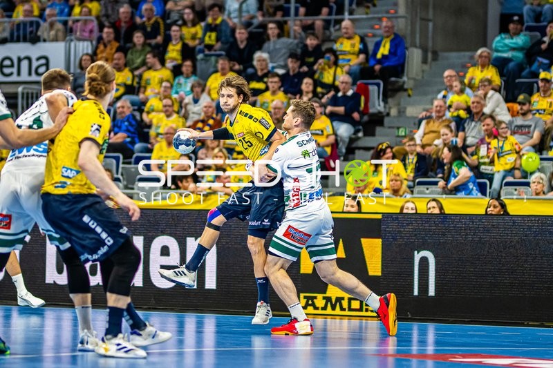 Handball I Herren I Saison 2023-2024 I Liqui Moly Handballbundesliga I 25. Spieltag I Rhein-Neckar Löwen - Frisch AUF! Göppingen I 31.03.2024