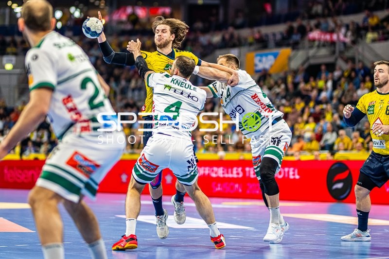 Handball I Herren I Saison 2023-2024 I Liqui Moly Handballbundesliga I 25. Spieltag I Rhein-Neckar Löwen - Frisch AUF! Göppingen I 31.03.2024