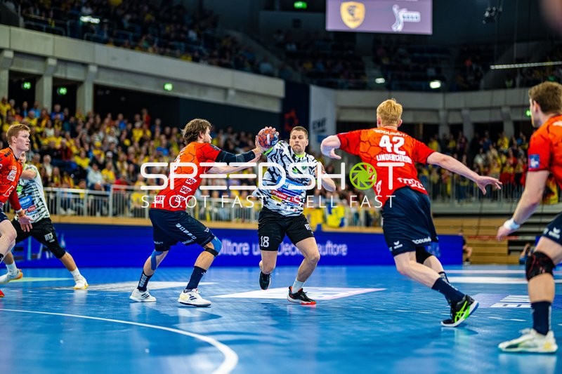 Handball I Herren I Saison 2023-2024 I EHF European League I Playoff I Rückspiel I Rhein-Neckar Löwen - RK Nexe I 02.04.2024