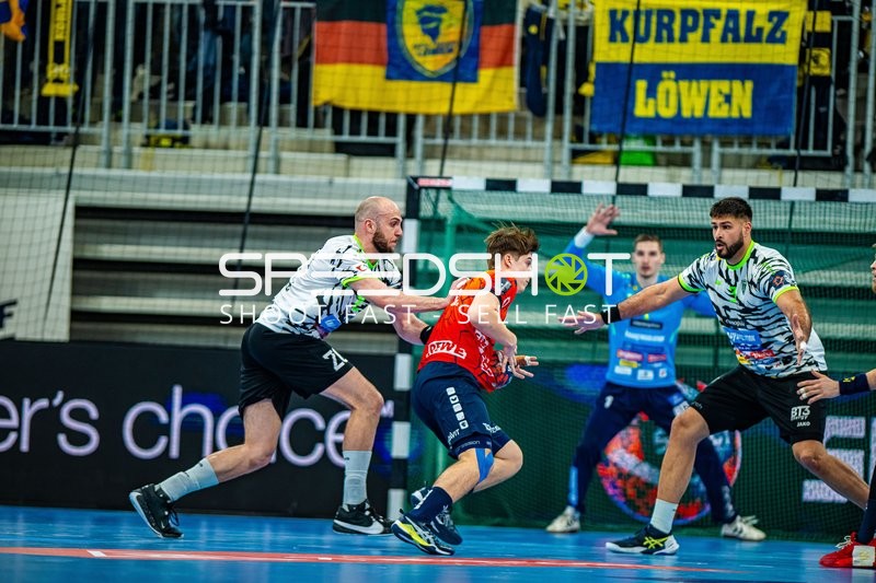 Handball I Herren I Saison 2023-2024 I EHF European League I Playoff I Rückspiel I Rhein-Neckar Löwen - RK Nexe I 02.04.2024
