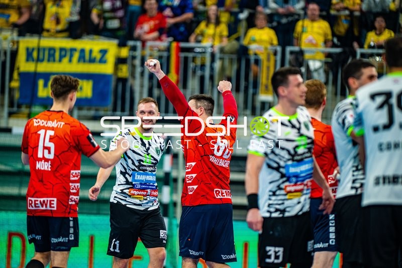 Handball I Herren I Saison 2023-2024 I EHF European League I Playoff I Rückspiel I Rhein-Neckar Löwen - RK Nexe I 02.04.2024