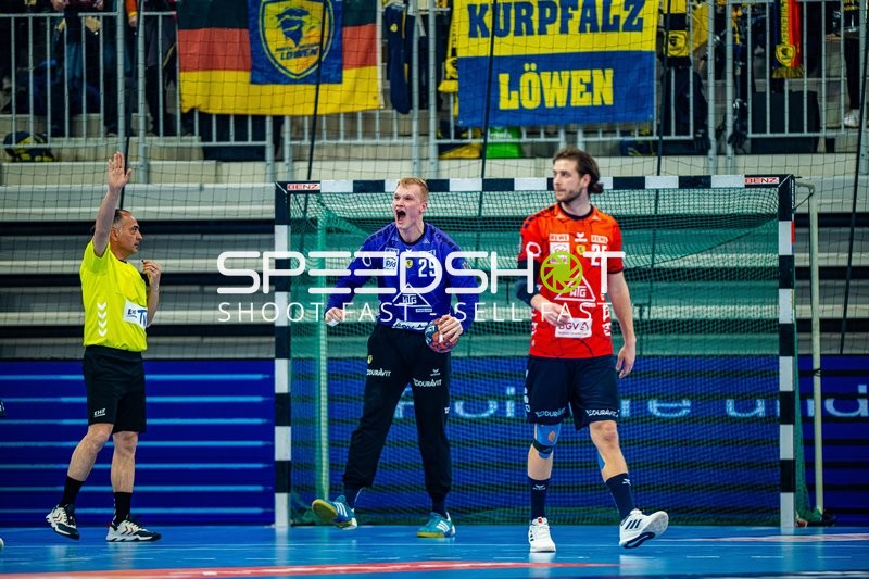 Handball I Herren I Saison 2023-2024 I EHF European League I Playoff I Rückspiel I Rhein-Neckar Löwen - RK Nexe I 02.04.2024