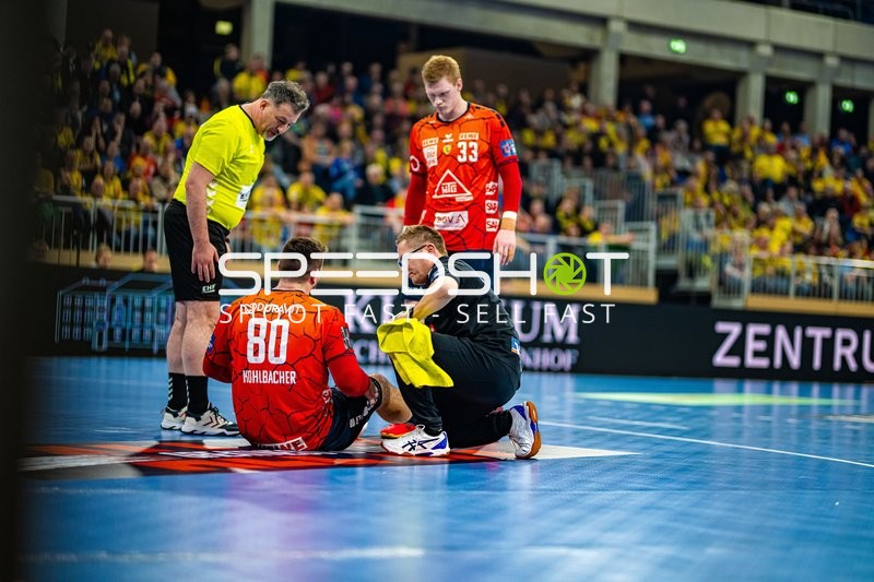 Handball I Herren I Saison 2023-2024 I EHF European League I Playoff I Rückspiel I Rhein-Neckar Löwen - RK Nexe I 02.04.2024