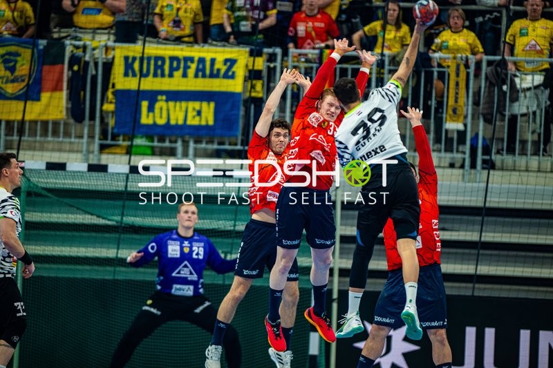 Handball I Herren I Saison 2023-2024 I EHF European League I Playoff I Rückspiel I Rhein-Neckar Löwen - RK Nexe I 02.04.2024