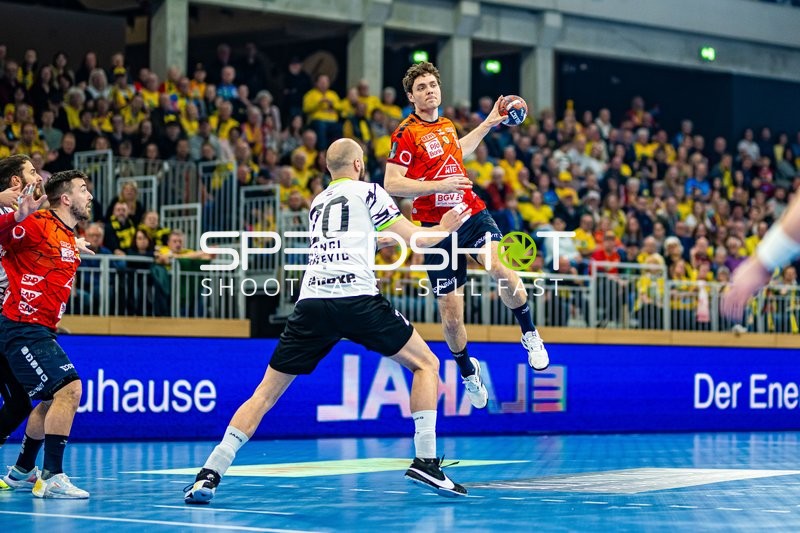 Handball I Herren I Saison 2023-2024 I EHF European League I Playoff I Rückspiel I Rhein-Neckar Löwen - RK Nexe I 02.04.2024