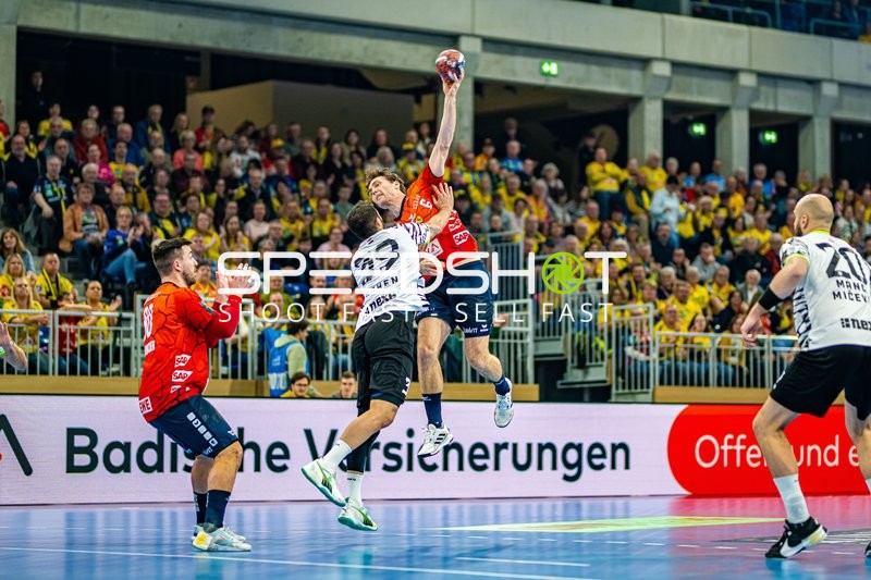 Handball I Herren I Saison 2023-2024 I EHF European League I Playoff I Rückspiel I Rhein-Neckar Löwen - RK Nexe I 02.04.2024