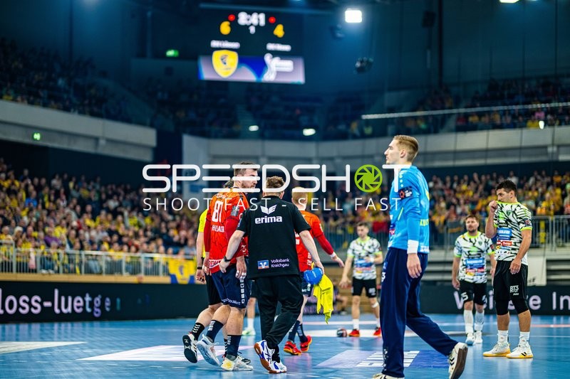 Handball I Herren I Saison 2023-2024 I EHF European League I Playoff I Rückspiel I Rhein-Neckar Löwen - RK Nexe I 02.04.2024