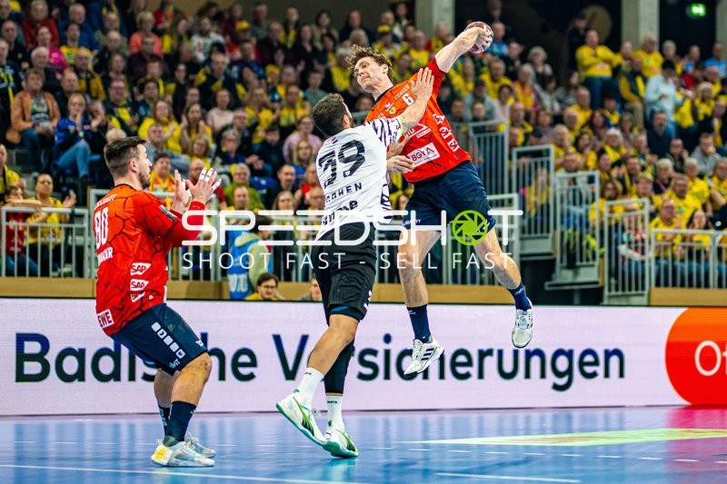 Handball I Herren I Saison 2023-2024 I EHF European League I Playoff I Rückspiel I Rhein-Neckar Löwen - RK Nexe I 02.04.2024