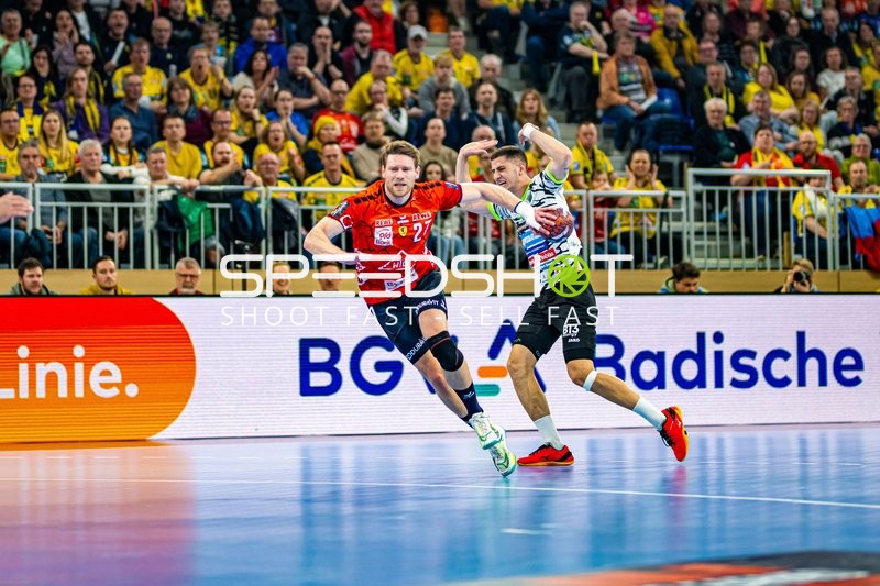 Handball I Herren I Saison 2023-2024 I EHF European League I Playoff I Rückspiel I Rhein-Neckar Löwen - RK Nexe I 02.04.2024