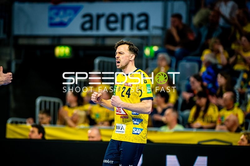 Handball I Herren I Saison 2023-2024 I Liqui Moly Handballbundesliga I 27. Spieltag I Rhein-Neckar Löwen - Bergischer HC I 12.04.2024
