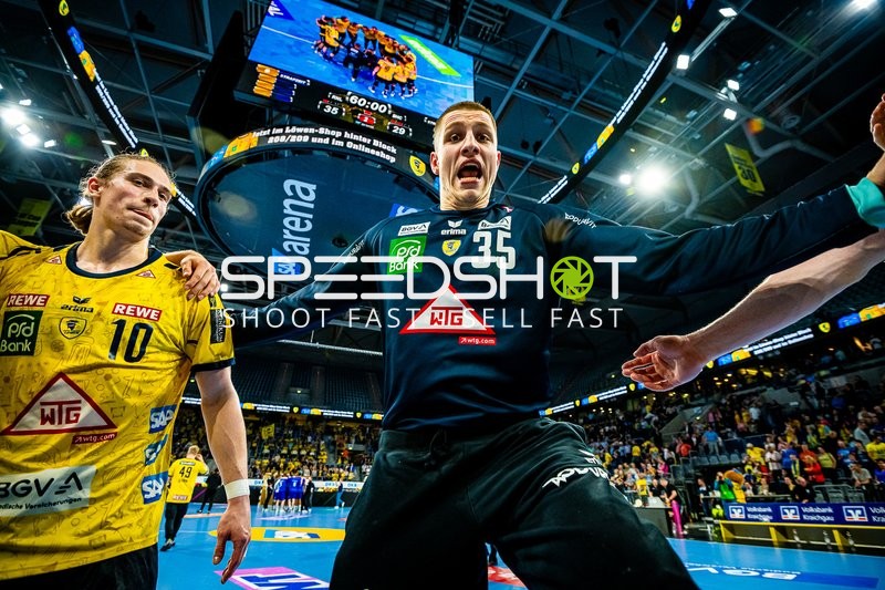 Handball I Herren I Saison 2023-2024 I Liqui Moly Handballbundesliga I 27. Spieltag I Rhein-Neckar Löwen - Bergischer HC I 12.04.2024