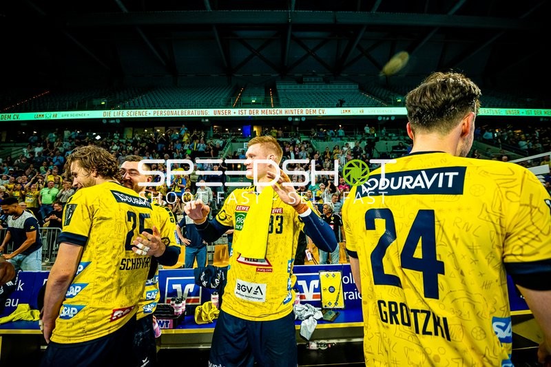 Handball I Herren I Saison 2023-2024 I Liqui Moly Handballbundesliga I 27. Spieltag I Rhein-Neckar Löwen - Bergischer HC I 12.04.2024