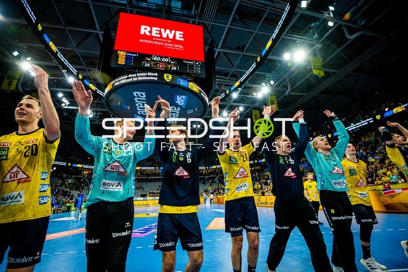 Handball I Herren I Saison 2023-2024 I Liqui Moly Handballbundesliga I 27. Spieltag I Rhein-Neckar Löwen - Bergischer HC I 12.04.2024