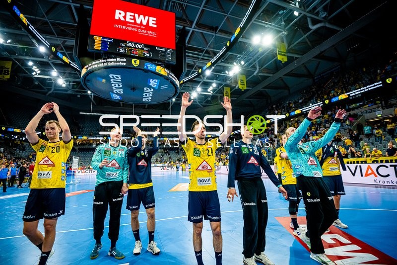 Handball I Herren I Saison 2023-2024 I Liqui Moly Handballbundesliga I 27. Spieltag I Rhein-Neckar Löwen - Bergischer HC I 12.04.2024