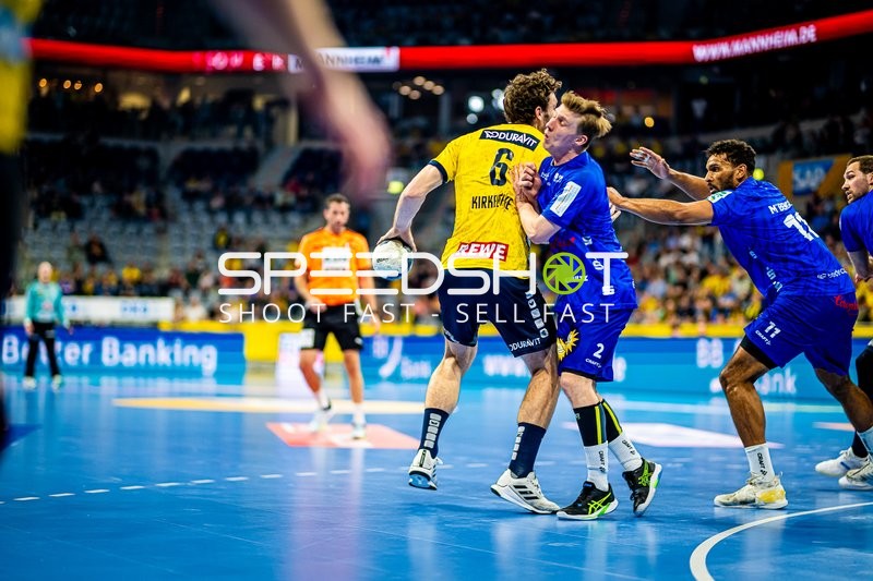 Handball I Herren I Saison 2023-2024 I Liqui Moly Handballbundesliga I 27. Spieltag I Rhein-Neckar Löwen - Bergischer HC I 12.04.2024