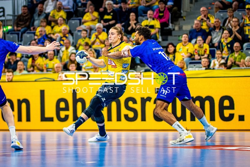Handball I Herren I Saison 2023-2024 I Liqui Moly Handballbundesliga I 27. Spieltag I Rhein-Neckar Löwen - Bergischer HC I 12.04.2024